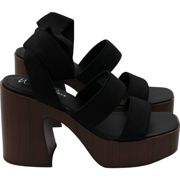 Scarlitt Womens Faux Leather Ankle Strap Sandals - Picture 1 of 8